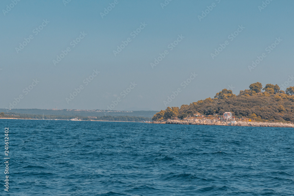 view of an island in the sea