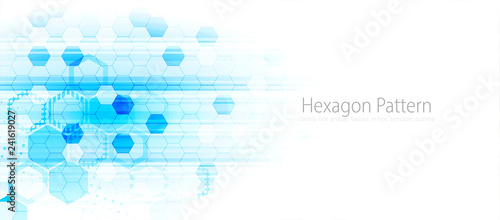 Abstract hexagon background for design works.