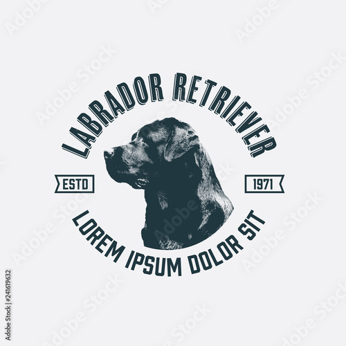 Dog Logo Badges template. Vector illustration.