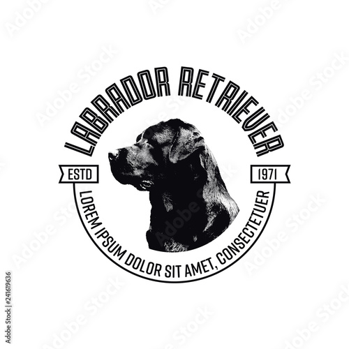 Dog Logo Badges template. Vector illustration.