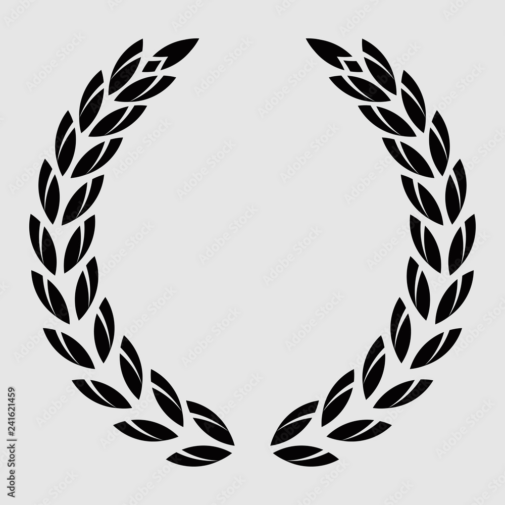 icon laurel wreath, spotrs design - vector icon laurel wreath, spotrs design - vector