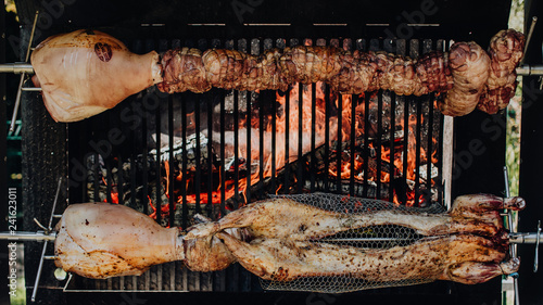 Quadro su tela Cochon grillé