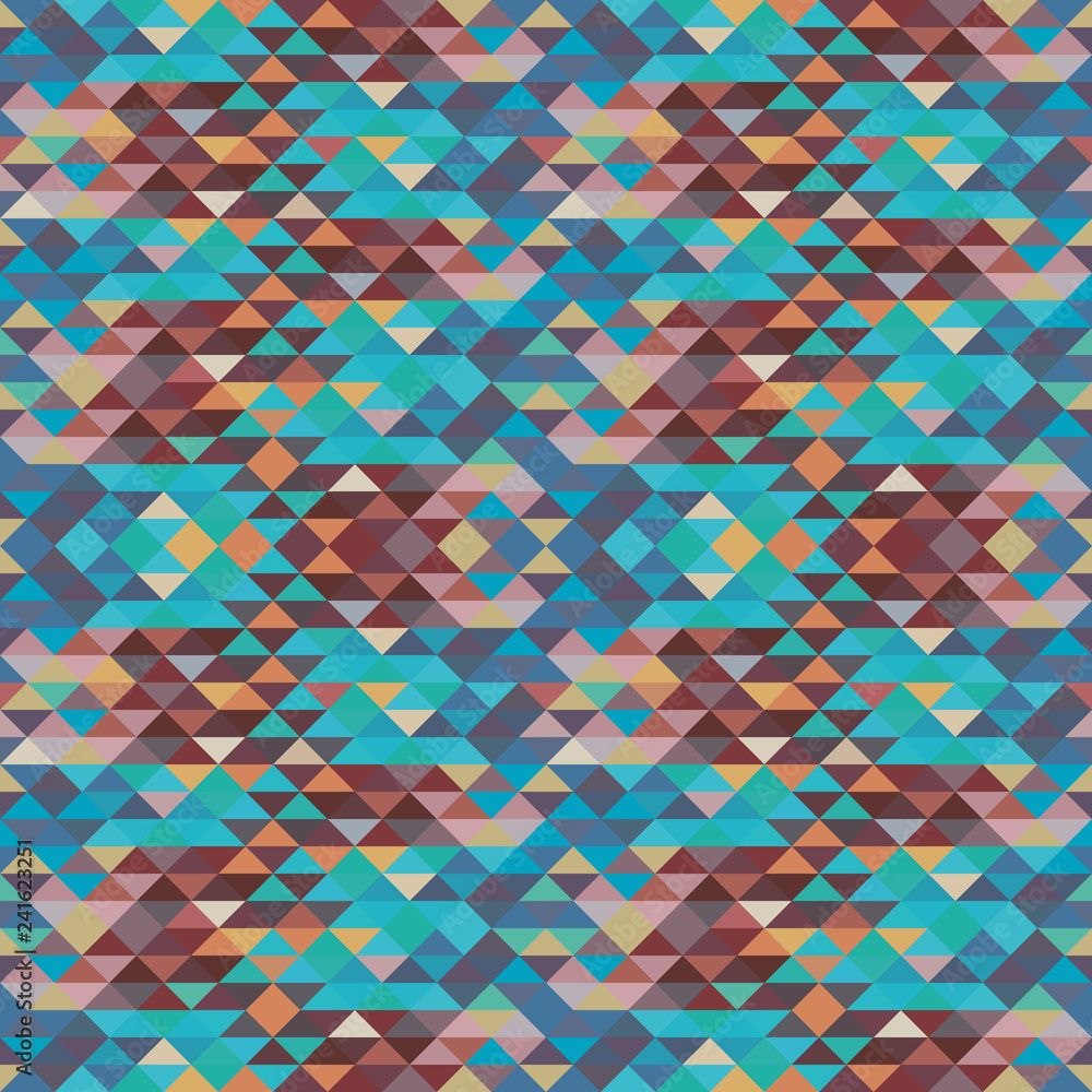 Multicolored striped geometric dynamic shapes pattern. Abstract surreal seamless vector background. Modern design element vintage-inspired color texture illustration. Graphic backdrop futuristic style Multicolored striped geometric dynamic shapes pattern. Abstract surreal seamless vector background. Modern design element vintage-inspired color texture illustration. Graphic backdrop futuristic style