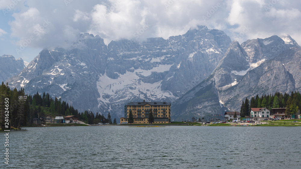 Italian Mountains, Dolomiti and Misurina Lake