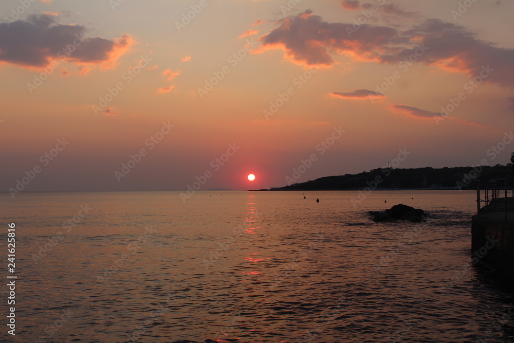 Naklejka premium Tramonto d'estate