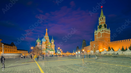 Saint Basil's Cathedral in Moscow, Russia