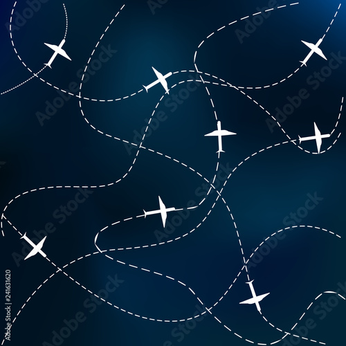 Plane icon vector
