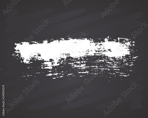 Brush strokes Set hand drawn grunge texture vector illustration isolated on white background