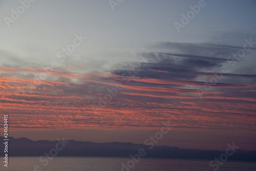 Sunrise views over Bucerias Bay near Puerta Vallarta at Punta de Mita, Mexico (Rivieria Nayarit) photo