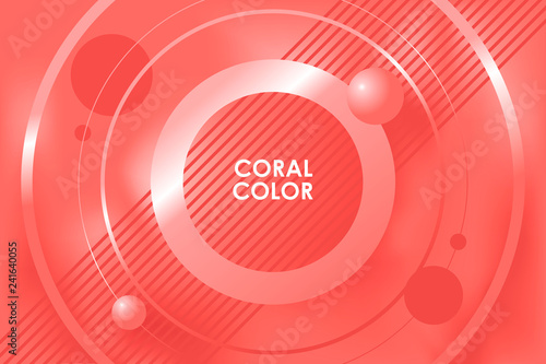 coral abstract background. Banner,  poster, presentation, cover design. EPS 10 vector