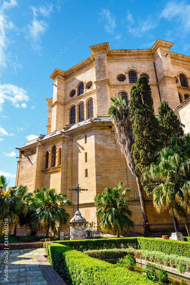 The Cathedral of Malaga, one of the biggest cathedrals in Spain