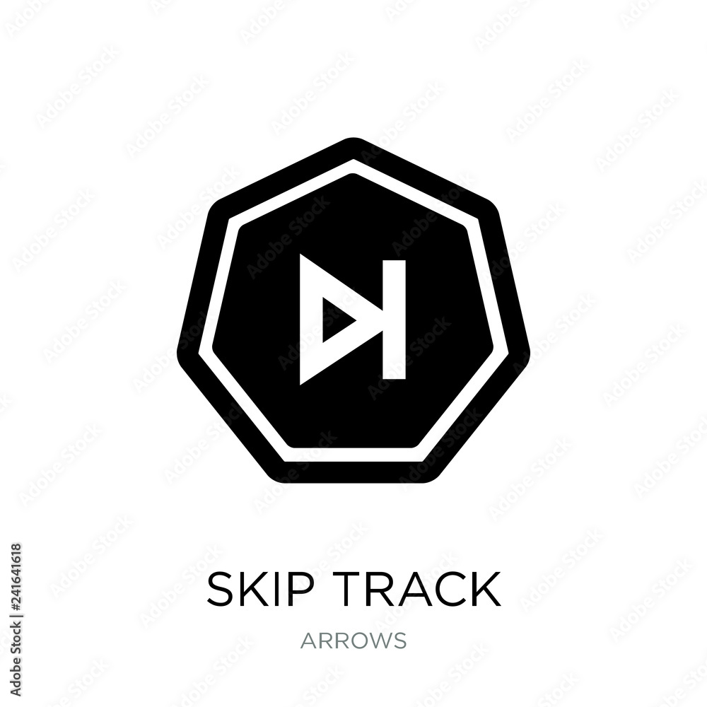 skip track icon vector on white background, skip track trendy fi skip track icon vector on white background, skip track trendy fi