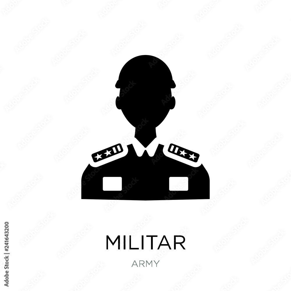 militar icon vector on white background, militar trendy filled i militar icon vector on white background, militar trendy filled i
