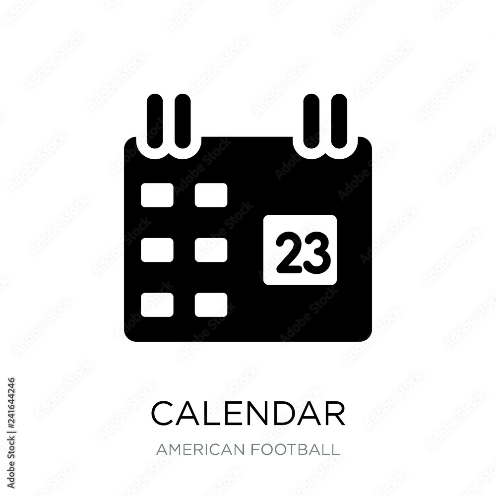 calendar icon vector on white background, calendar trendy filled calendar icon vector on white background, calendar trendy filled