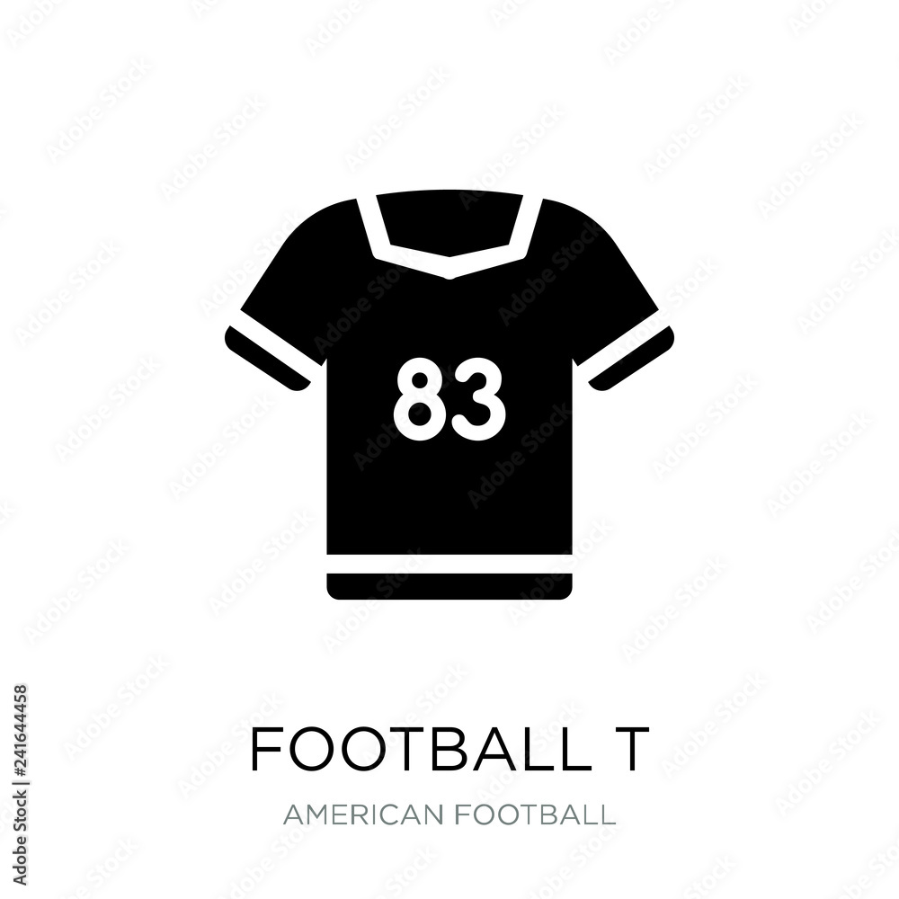 football t shirt with number 83 icon vector on white background, football t shirt with number 83 icon vector on white background,