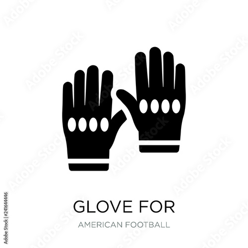 glove for icon vector on white background, glove for trendy fill