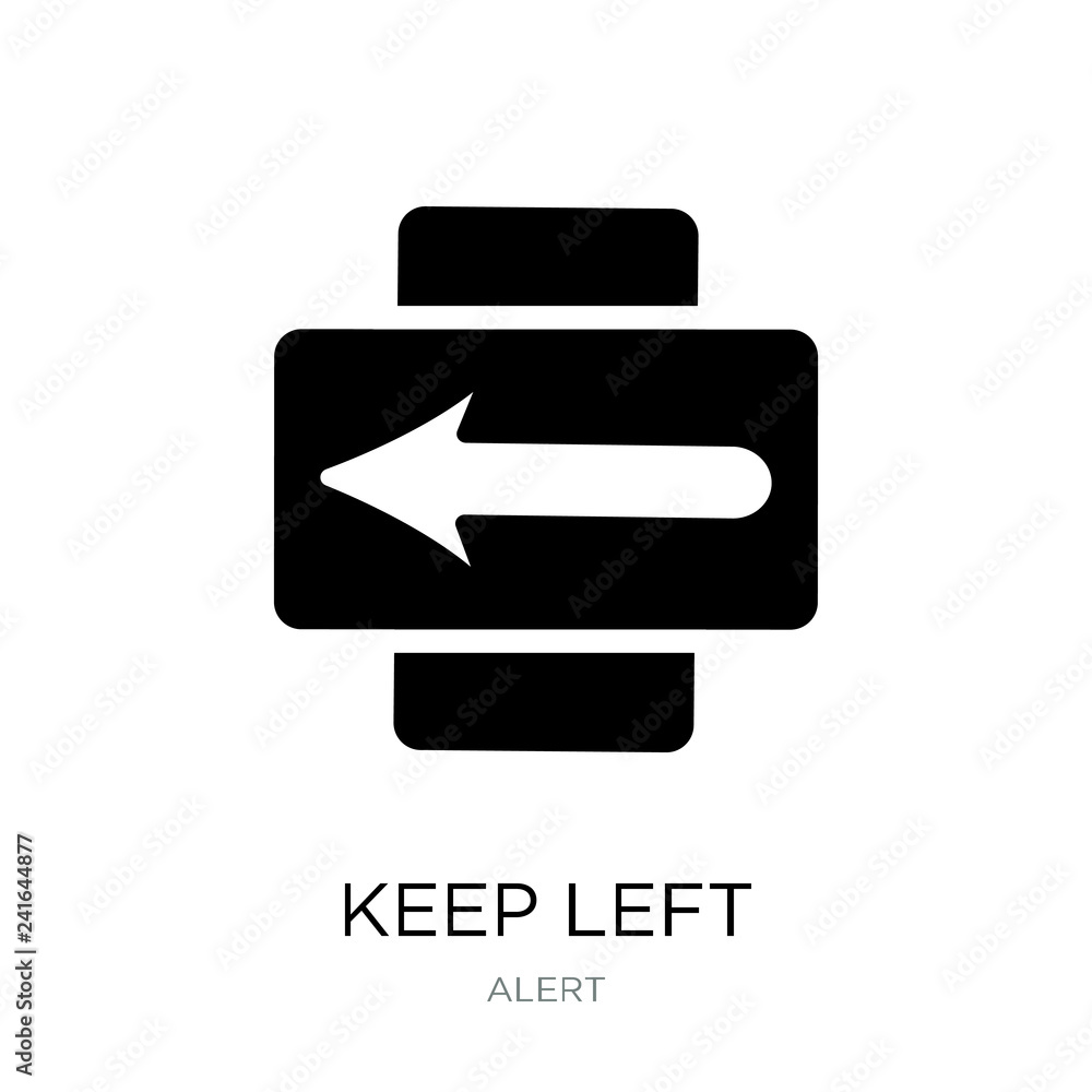 keep left icon vector on white background, keep left trendy fill keep left icon vector on white background, keep left trendy fill
