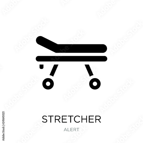 stretcher icon vector on white background, stretcher trendy fill