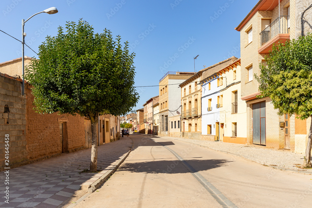 a street in Cetina town, province of Zaragoza, Aragon, Spain