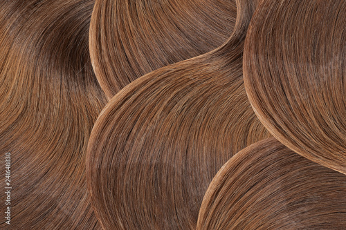 Natural brown hair as abstract background. High resolution