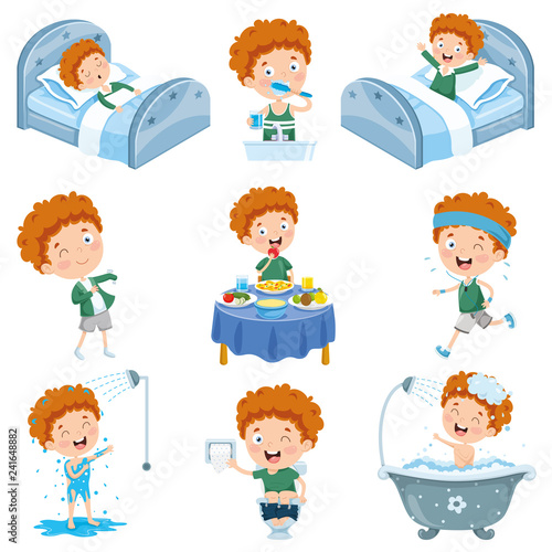 Vector Illustration Of Cartoon Character