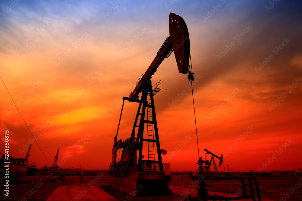The oil pump, industrial equipment The oil pump, industrial equipment