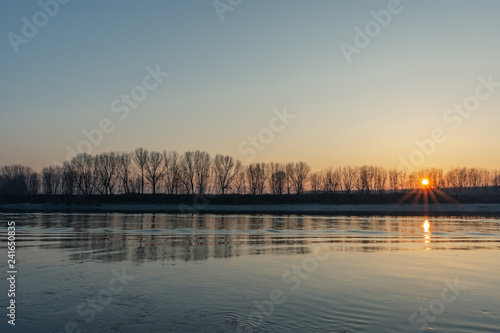 Sunset on Po river © Filippo Corti