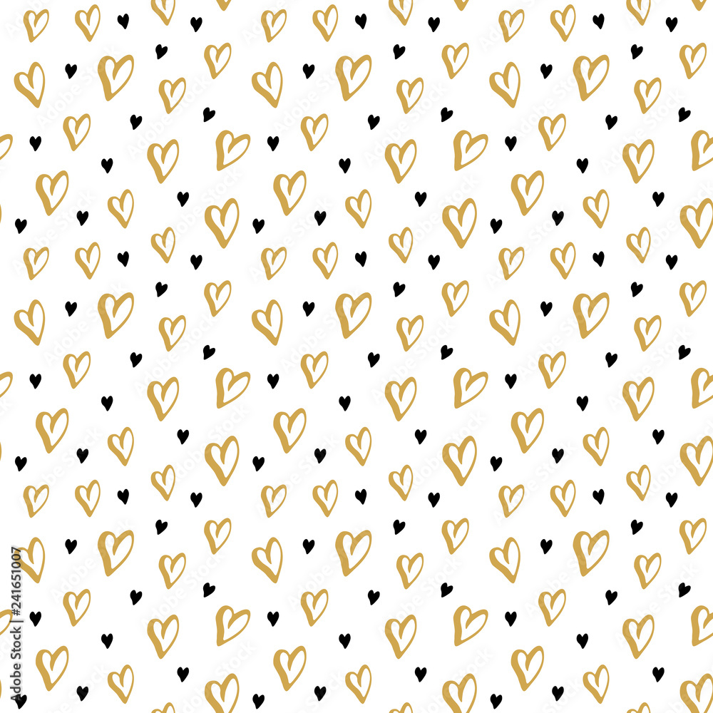 © saint_antonio - Heart symbol seamless pattern vector illustration. Hand drawn sketch doodle background. Saint Valentains Day or womens day background © saint_antonio - Heart symbol seamless pattern vector illustration. Hand drawn sketch doodle background. Saint Valentains Day or womens day background