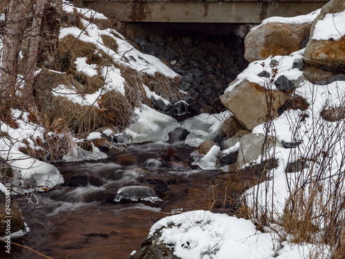 river in winter