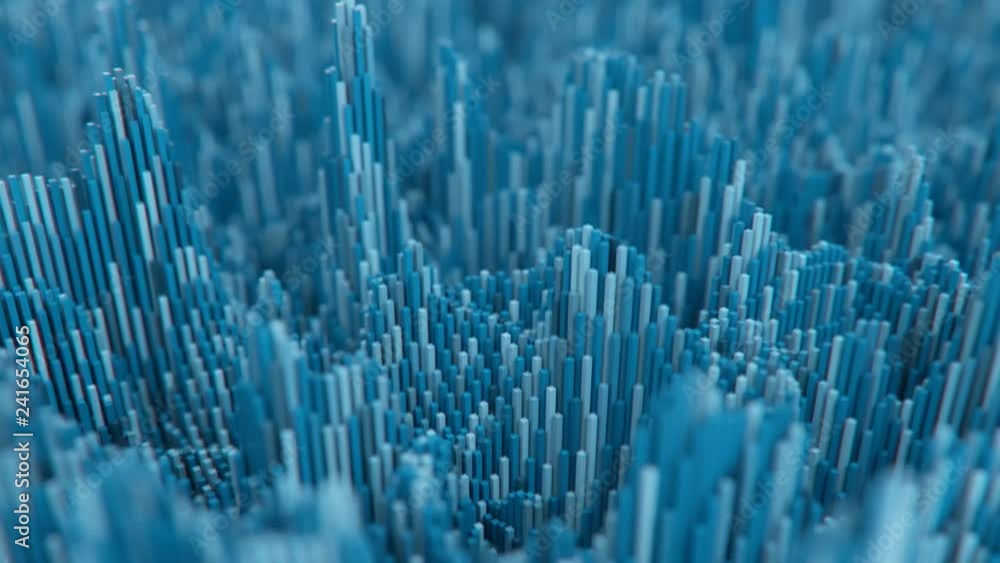 4K Abstract Cubic Waveform. Seamless loop 4K Abstract Cubic Waveform. Seamless loop