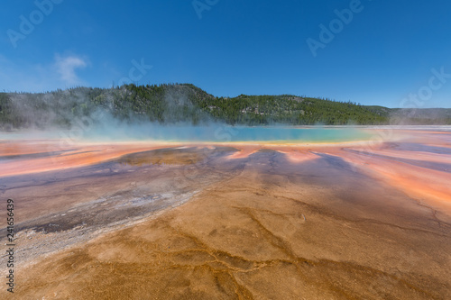 Grand Prismatic Spring Hot springs yellowstone national park USA