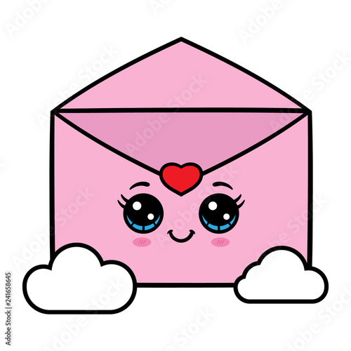 Cartoon Kawaii Love Letter