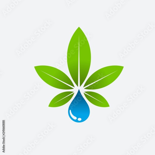 Cannabis Oil Vector