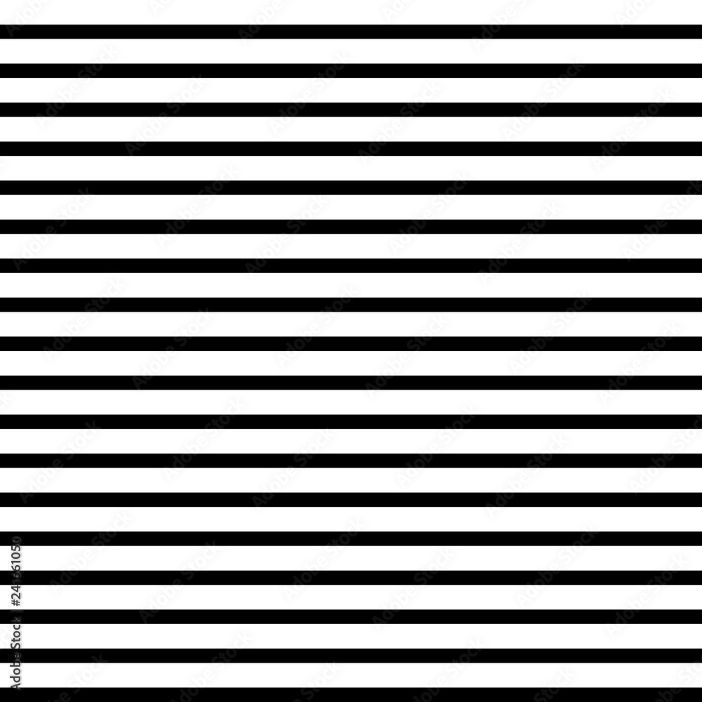 Horizontal straight lines with the white:black (thickness) ratio