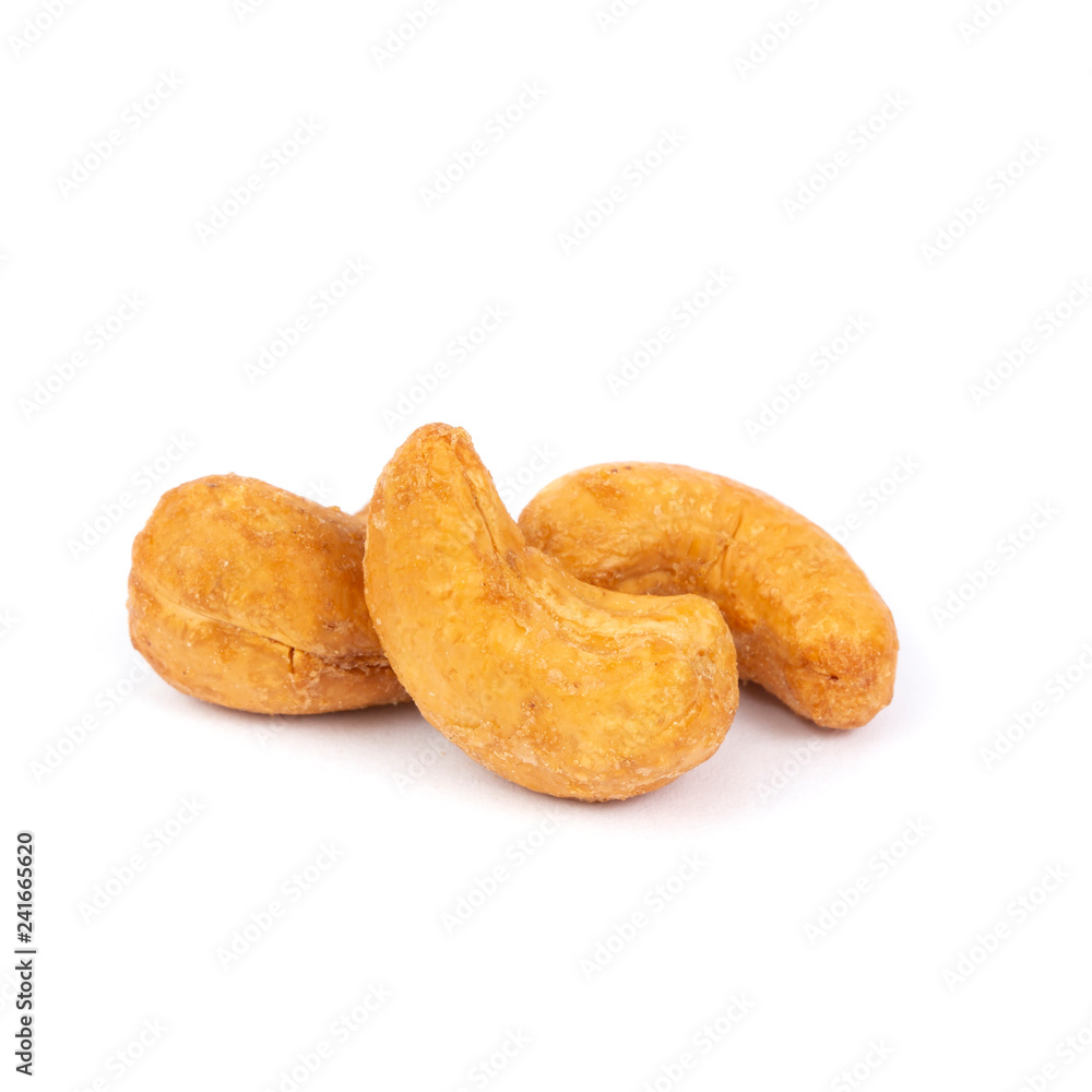 cashew nuts isolated on white background cashew nuts isolated on white background