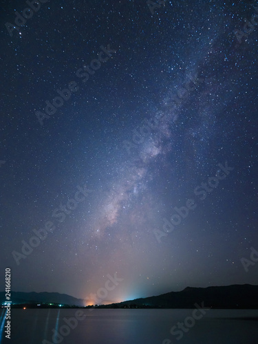 Milky Way over the sea