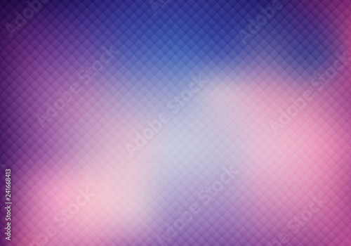 Abstract 3D purple color grid on blurred background and texture.