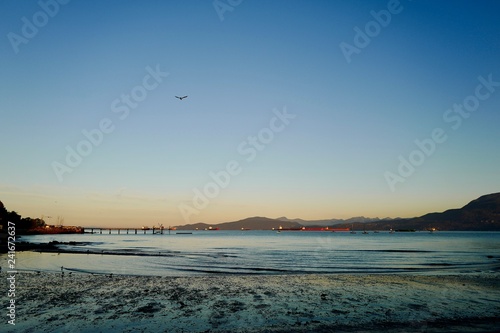 Sunrise on Kitsilano Beach, Vancouver