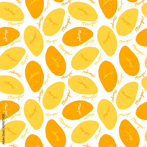 Mango, seamless pattern for your design