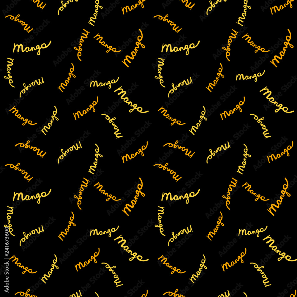 Mango, seamless pattern for your design