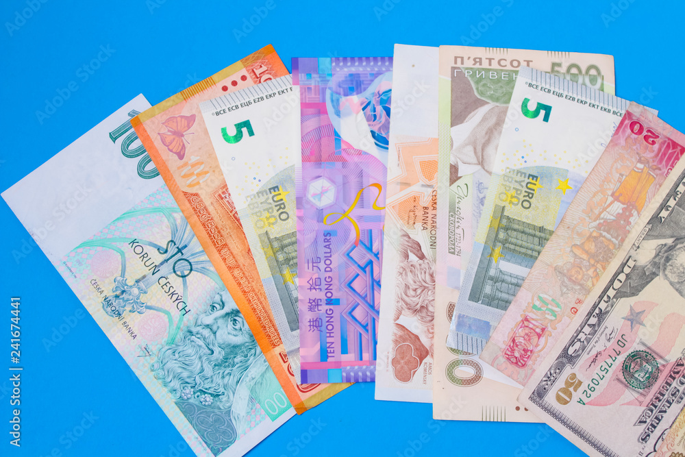 Obraz premium money background close up