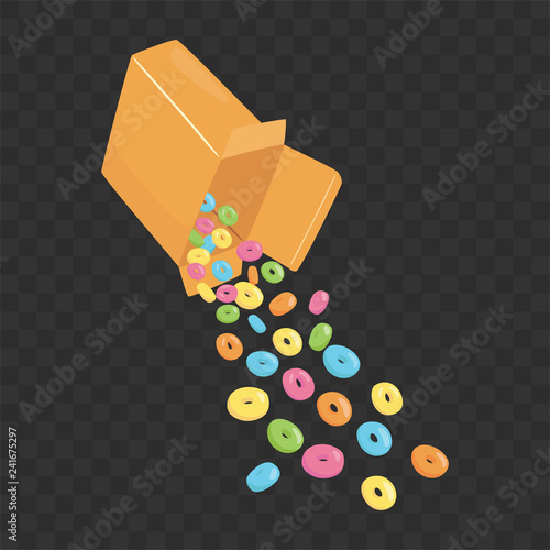 pour cereal from box