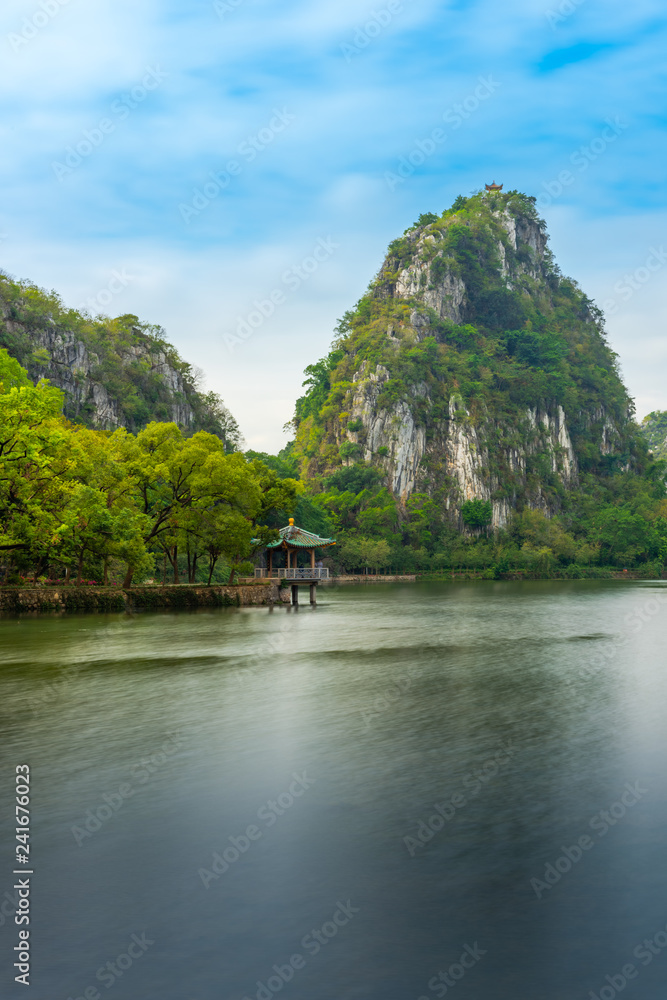 Fototapeta premium Qixingyan Scenic Spot, Duanzhou District, Zhaoqing City, Guangdong Province,CHINA