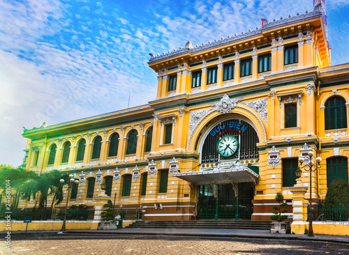 Saigon Central Post Office, Vietnam photo