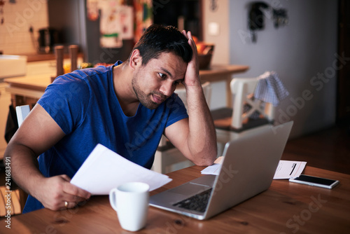 Photos Bad news about my home finances