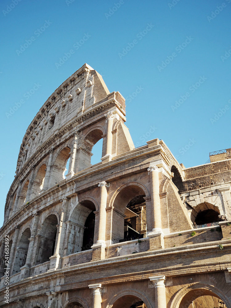 Colosseum or Coliseum in rome, also known as the Flavian Amphitheatre -Italy