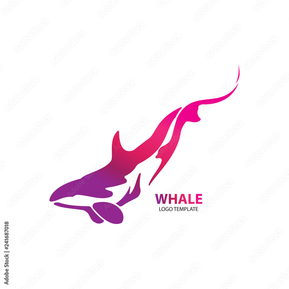 rainbow whale logo rainbow whale logo