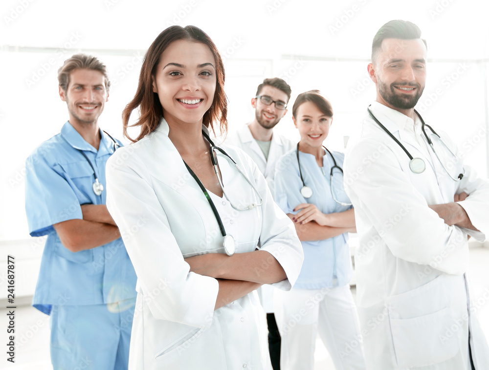 bottom view.professional team of doctors medical center bottom view.professional team of doctors medical center