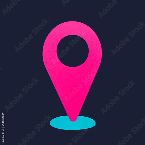 Check in social media icon vector