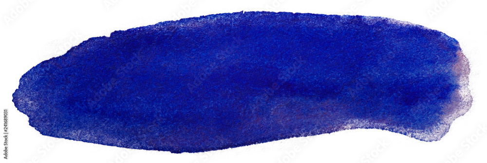 Fototapeta premium dark blue watercolor stain